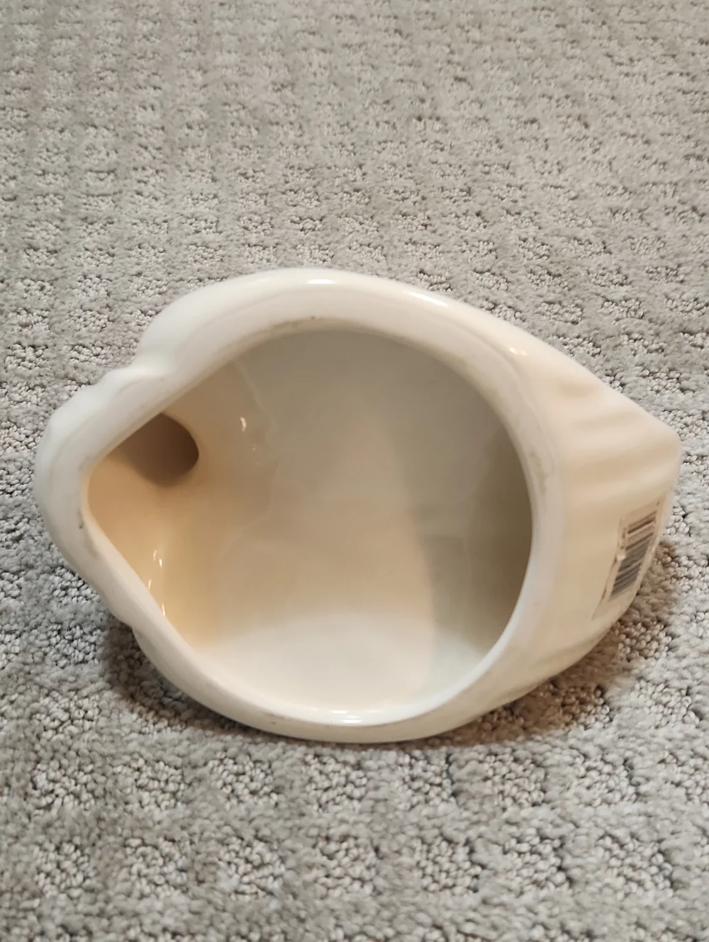 Vintage Andre Richard Ceramic Vanity Swan Hand Towel Holder Cream Color
